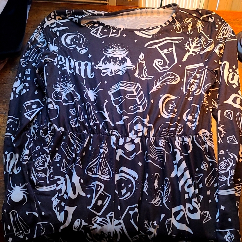 Witchy skater dress